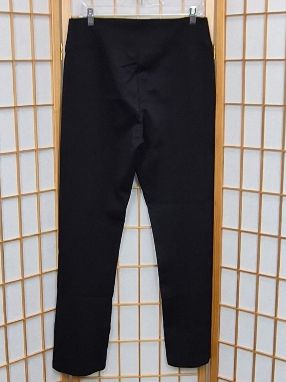 Trina Turk Carine Black Pant with front ankle slits NWOT size 10 - Picture 5 of 12